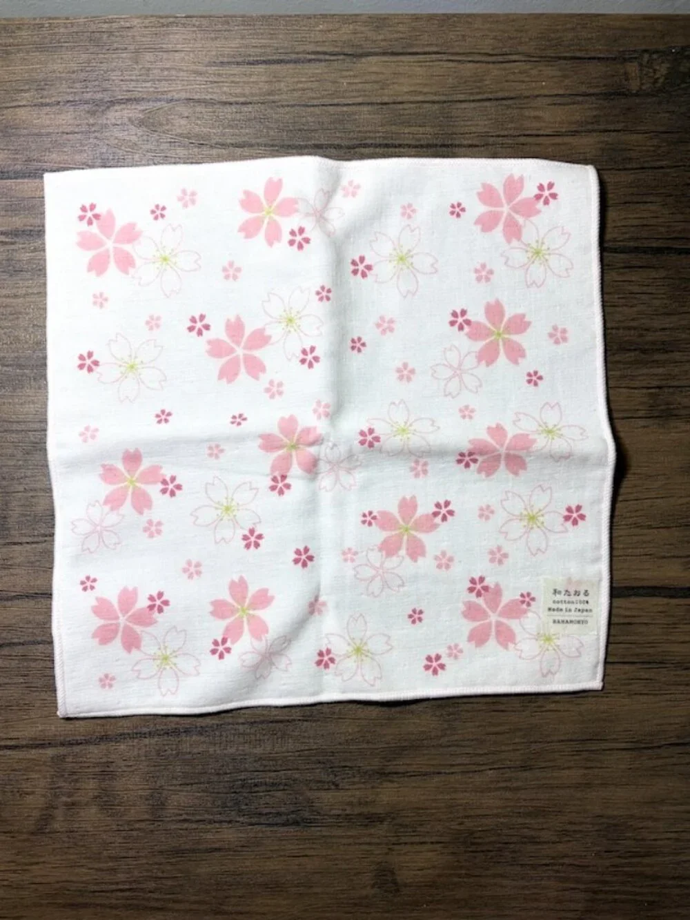 Cherry Blossoms 100% cotton Face Hand Towel Made in Japan